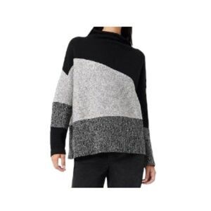 French Connection Lotty Color-Block Sweater Multicolor Small NWT